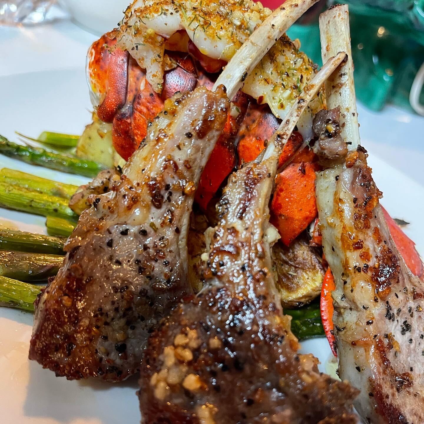 Lambchops cooked by ELO.